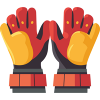 Gloves icon for a soccer player png