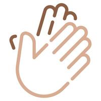 Clap hands icon for web, app, infographic, etc vector