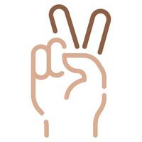Victory sign icon for web, app, infographic, etc vector