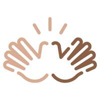 Jazz hands icon for web, app, infographic, etc vector