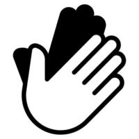 Clap hands icon for web, app, infographic, etc vector