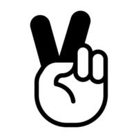 Peace sign icon for web, app, infographic, etc vector