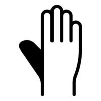 Raised hand icon for web, app, infographic, etc vector