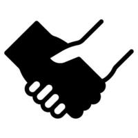 Handshake icon for web, app, infographic, etc vector