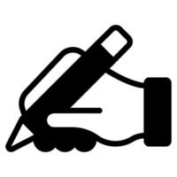 Handwriting icon for web, app, infographic, etc vector