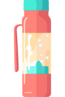 A blender bottle with a lid and a handle png