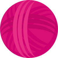 A pink ball with a stripe pattern png