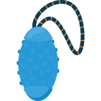 A blue ball with a string attached to it png