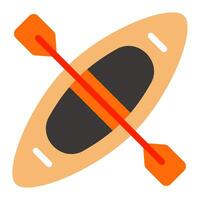 Canoe icon for web, app, infographic, etc vector