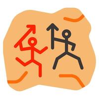 Petroglyphs icon for web, app, infographic, etc vector