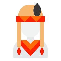 indigenous icon for web, app, infographic, etc vector
