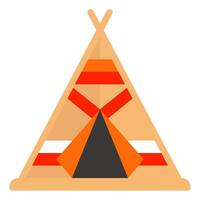 Teepee icon for web, app, infographic, etc vector
