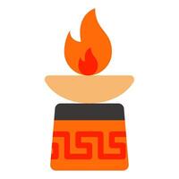 Sacred Fire icon for web, app, infographic, etc vector