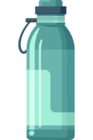 A water bottle with a lid on it png