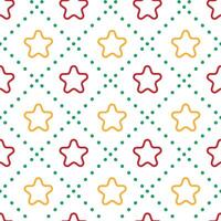 Stars texture pattern for christmas wrapping paper and decoration vector