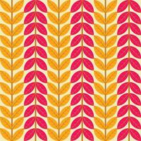 Colorful Leaves in Autumn seamless pattern for background fabric vector
