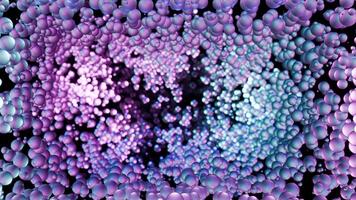 A Stunning Display of Abstract Colorful Spheres Within a Captivating Digital Space. Design video