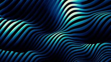 Dynamic Blue Waves Abstract Background Featuring Fluid Lines in a Contemporary Style. Design video
