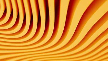 An intricate and wavy yellow pattern for an abstract background with vibrant design elements. Design video