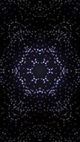 Kaleidoscopic Background. Colorful kaleidoscopic patterns, fractal animation. Motion design animation video
