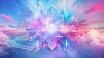 Abstract Background sky gradients blending into a luminous almost ethereal atmosphere photo