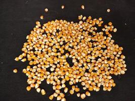 Close up of corn kernels can be used as background. photo