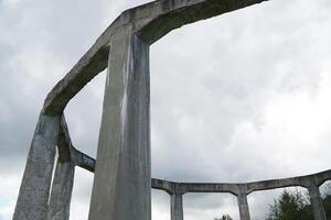 Ludwikowice Klodzkie, Poland - August 10th, 2024 - Concrete structure called Mucholapka - fly catcher - built by Nazi Germany during World War II photo