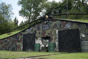 Ludwikowice Klodzkie, Poland - August 10th, 2024 - Molke Museum. Entrance to Third Reich dynamite factory. photo