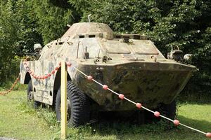 Ludwikowice Klodzkie, Poland - August 10th, 2024 - Old armored personnel carrier at Molke Military Technology Museum photo