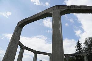 Ludwikowice Klodzkie, Poland - August 10th, 2024 - Concrete structure called Mucholapka - fly catcher - built by Nazi Germany during World War II photo