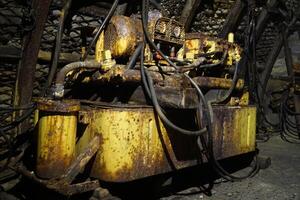 Nowa Ruda, Poland - August 4th, 2024 - Coal mining machine photo