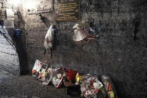 Nowa Ruda, Poland - August 4th, 2024 - Memorial plate at coal mine photo