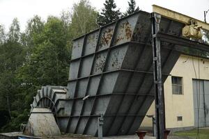 Nowa Ruda, Poland - August 4th, 2024 - Coal mining machines photo