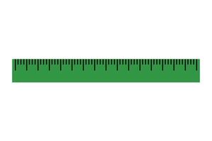 Straightedge ruler on transparent background. illustration for educational designs, geometry tools, and school-related content vector