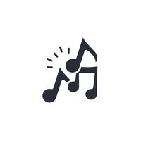 note icon. .Editable stroke.linear style sign for use web design,logo.Symbol illustration. vector