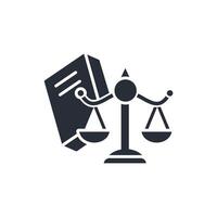 law icon. .Editable stroke.linear style sign for use web design,logo.Symbol illustration. vector