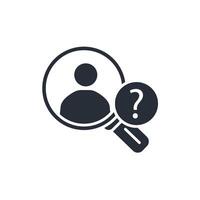 suspect icon. .Editable stroke.linear style sign for use web design,logo.Symbol illustration. vector