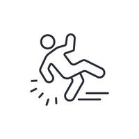 Murder icon. .Editable stroke.linear style sign for use web design,logo.Symbol illustration. vector