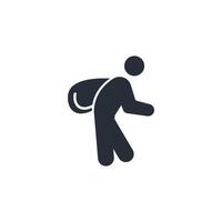 thief icon. .Editable stroke.linear style sign for use web design,logo.Symbol illustration. vector