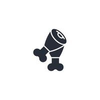 Ham icon. .Editable stroke.linear style sign for use web design,logo.Symbol illustration. vector