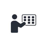 code home security icon. .Editable stroke.linear style sign for use web design,logo.Symbol illustration. vector