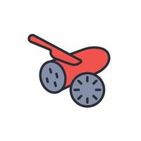 Cucumber icon. .Editable stroke.linear style sign for use web design,logo.Symbol illustration. vector