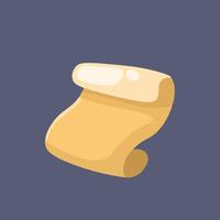 blank brown paper in flat design. vector