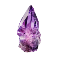 amethyst gem stone isolated on transparent background png