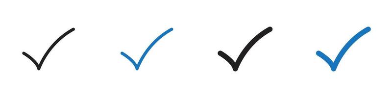 Check mark icon vector