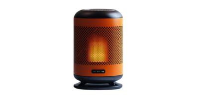 Portable Space Heater with a Transparent Background and Sleek Design, Perfect for Cozying Up on Cold Nights png