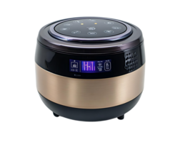 Smart Air Purifier with Transparent Background, Digital Display, and Multiple Functions png