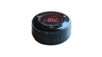 Digital Thermometer with Transparent Background, Sleek Design, and Easy-to-Read Display png