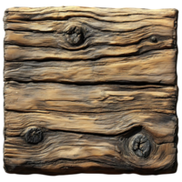 Old Rustic Wood Texture with Knots, Perfect for Backgrounds and Designs with Transparent Background png