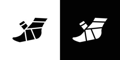 Elastic bandage icon Flat fill set collection vector